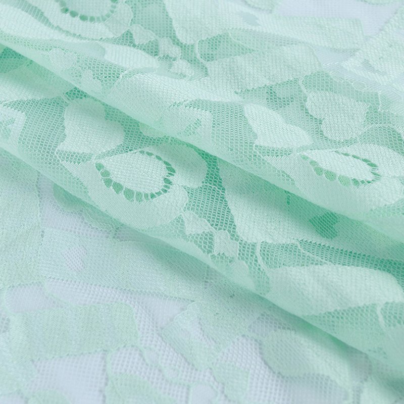 Dress Heart Cutwork Nylon Lace Fabric for Women's Wear Wholesale Suppl 4